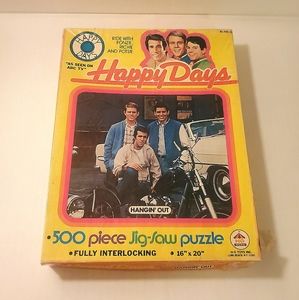 Vintage 1974 HG Toys Inc Happy Days 500 pc puzzle